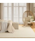 DKNY Pure Angles Ivory ANG01 8 ft. X 10 ft. Rect. Rug