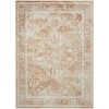 Nourison Astra Machine Washable Rust Multicolor ASW11 4 ft. X 6 ft. Rect. Rug
