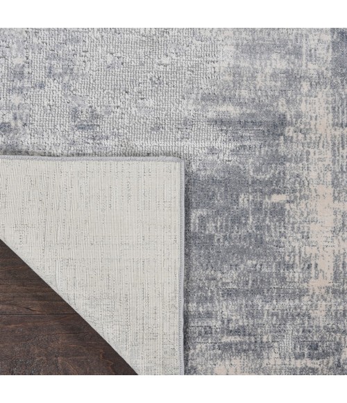Nourison Rustic Textures Runner Area Rug RUS02-Blue/Ivory