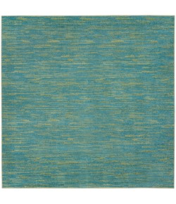 Nourison Essentials - Nre01 Blue Green Area Rug 5 ft. X Square