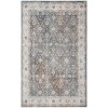 Nourison Astra Machine Washable Ivory Multicolor ASW16 5 ft. 3 in. X 7 ft. Rectangle Rug