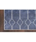Nicole Curtis Machine Washable Series 1 Navy SR107 2 ft. 2 in. X 10 ft. Rectangle Rug