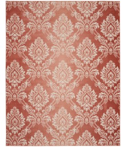 Nourison Elation - Etn03 Brick Ivory Area Rug 7 ft. 10 X 9 ft. 10 Rectangle