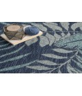 Nourison Garden Oasis Navy GOA02 9 ft. X 12 ft. Rectangle Rug
