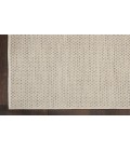 Nourison Courtyard Ivory/Silver COU01 2 ft. 2 in. X 10 ft. Rectangle Rug