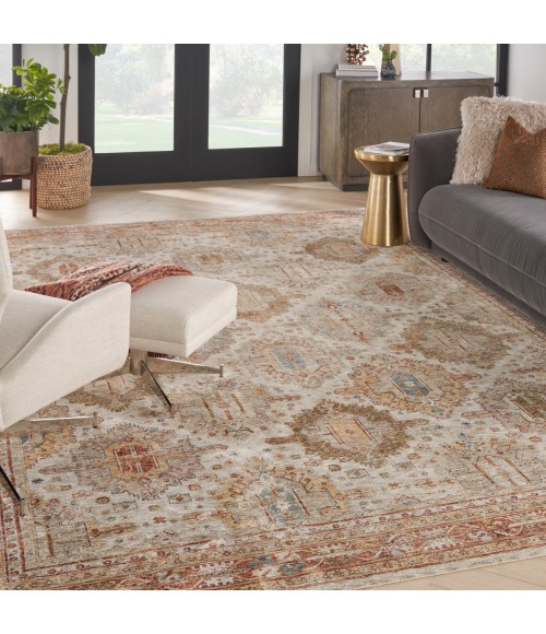 Nourison Sahar Ivory Multicolor SHR01 9 ft. X 13 ft. Rect. Rug