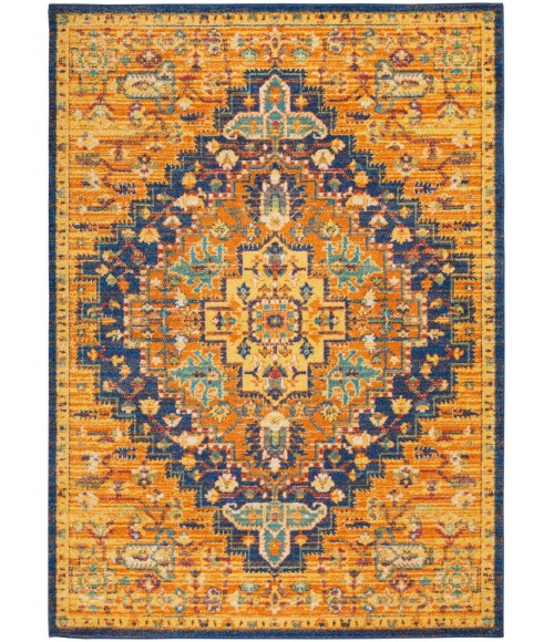 Nourison Allur Area Rug ALR04-Orange Multicolor