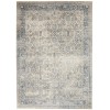 kathy ireland Home Ki25 Malta - Mai12 Ivory Blue Area Rug 9 ft. X 12 ft. Rectangle