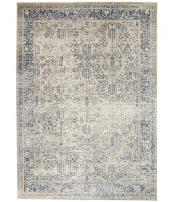 kathy ireland Home Ki25 Malta - Mai12 Ivory Blue Area Rug 9 ft. X 12 ft. Rectangle