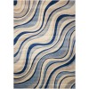 Nourison Somerset - St81 Ivory Blue Area Rug 3 ft. 6 X 5 ft. 6 Rectangle