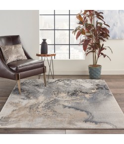 Nourison Maxell - Mae08 Grey Area Rug 3 ft. 10 X 5 ft. 10 Rectangle