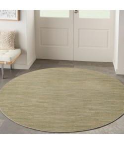 Nourison Home Nourison Essentials Green Gold NRE01 6 ft. Round Rug