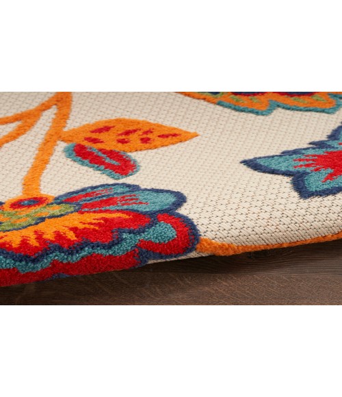 Nourison Aloha Multicolor ALH31 7’10” Round Rug