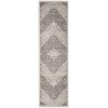 Nourison Elation - Etn08 Ivory Grey Area Rug 2 ft. 3 X 7 ft. 6 Rectangle