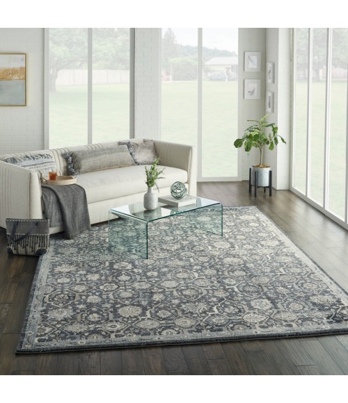 Nourison MOROCCAN CELEBRATION Area Rug kathy ireland Home Moroccan Celebration Area Rug KI385-Navy