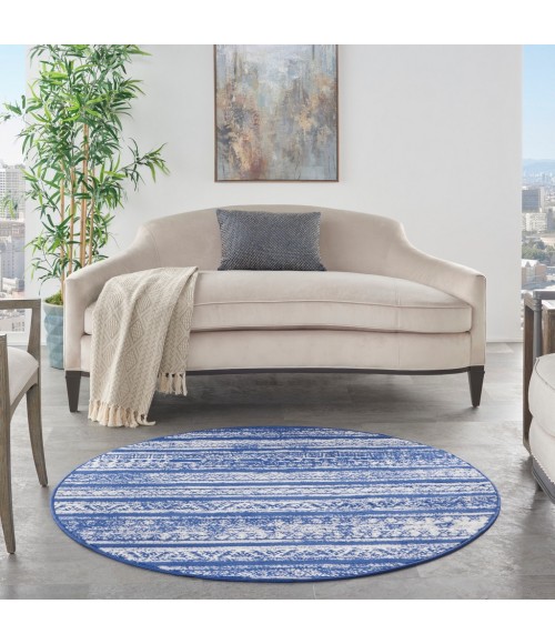 Nourison Whimsicle Area Rug WHS16-Navy Ivory
