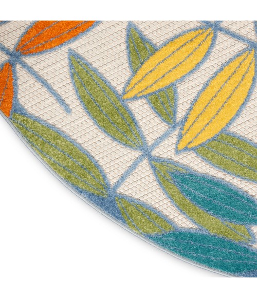 Nourison Aloha Area Rug ALH18 Ivory/Multi