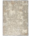 Nourison SAHARA Area Rug kathy ireland Home Sahara Area Rug KI392-Ivory/Silver
