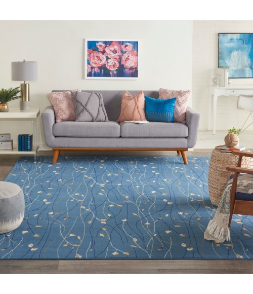 Nourison Grafix Area Rug GRF15-Light Blue