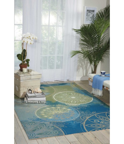 Nourison HOME & GARDEN Area Rug Nourison Home & Garden Area Rug RS092-Blue