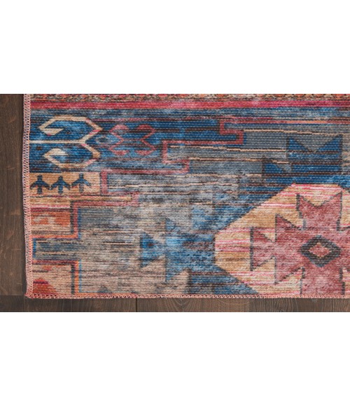 Nicole Curtis Machine Washable Series 1 Multicolor SR106 2 ft. 2 in. X 12 ft. Rectangle Rug