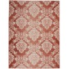 Nourison Elation - Etn03 Brick Ivory Area Rug 4 ft. X 6 ft. Rectangle