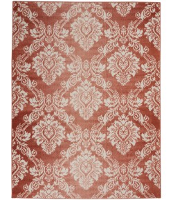 Nourison Elation - Etn03 Brick Ivory Area Rug 4 ft. X 6 ft. Rectangle