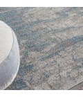 Nourison Rustic Textures Area Rug RUS15-Light Grey/Blue