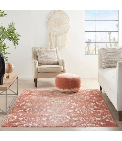 Nourison Elation Area Rug ETN03-Brick Ivory