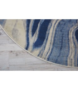 Nourison Somerset - St749 Light Blue Area Rug 5 ft. 6 X Round