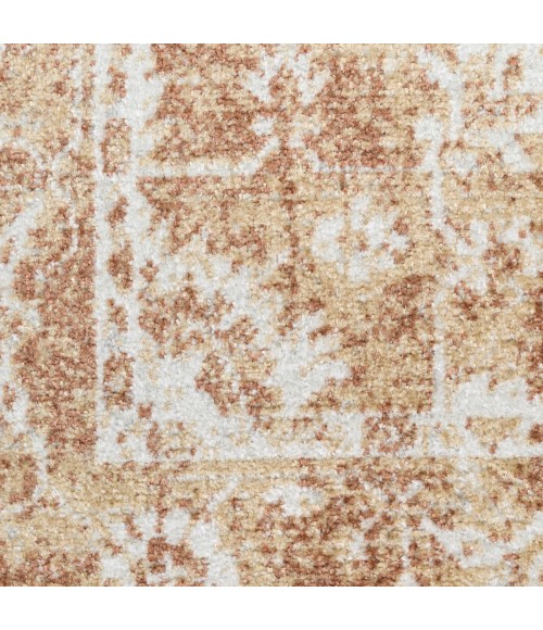 Nourison Astra Machine Washable Rust ASW12 5 ft. 3 in. X 7 ft. Rect. Rug