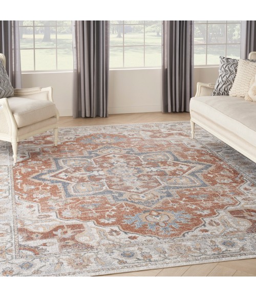 Nourison Astra Machine Washable Area Rug Nourison Astra Machine Washable Area Rug ASW12 Gold/Multicolor