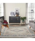 Vintage Kashan Area Rug Nourison Vintage Kashan Area Rug VKA07 Ivory Blue 7'10" x 9'10"