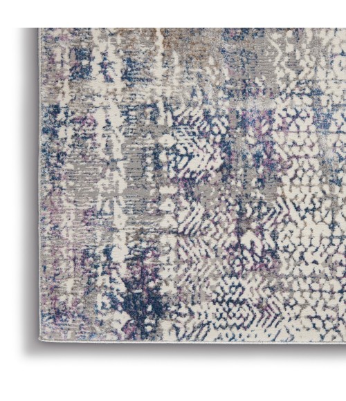 Royal Terrace Area Rug Kathy Ireland Royal Terrace Area Rug KI47 Ivory/Multi 5'3" x 7'3"