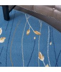 Nourison Grafix Round Area Rug GRF15-Light Blue