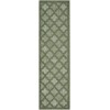Nourison Home Easy Care Green NES01 2 ft. X 6 ft. Rectangle Rug