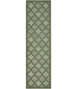 Nourison Home Easy Care Green NES01 2 ft. X 6 ft. Rectangle Rug