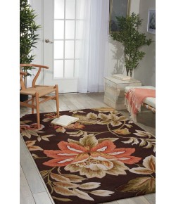 Nourison Fantasy - Fa11 Chocolate Area Rug 3 ft. 6 X 5 ft. 6 Rectangle