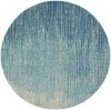 Nourison Passion - Psn09 Navy Light Blue Area Rug 8 ft. X Round