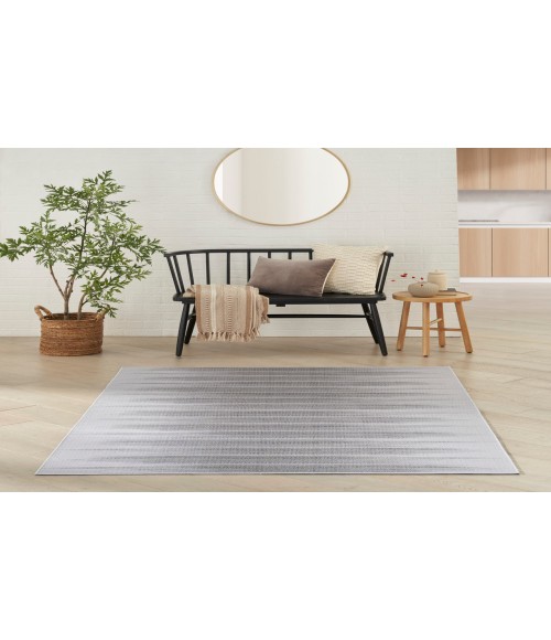 Nourison Vintage Home Grey VNH07 6 ft. X 9 ft. Rectangle Rug