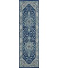 Nourison Tranquil Runner Area Rug TRA06-Ivory/Navy