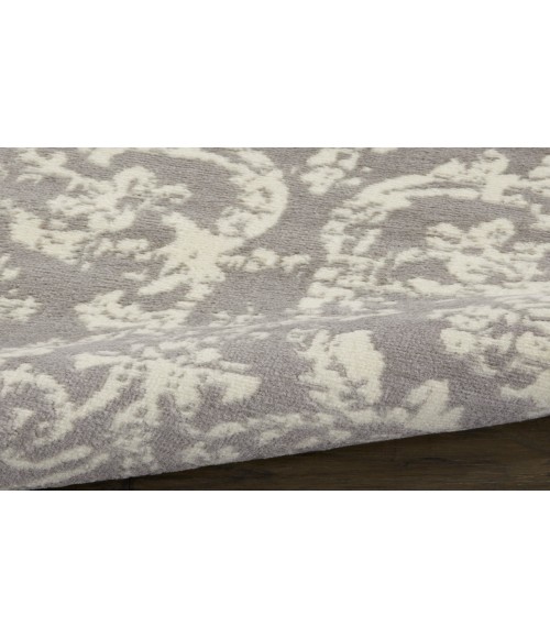 Nourison Jubilant Grey JUB09 2 ft. X 6 ft. Rectangle Rug