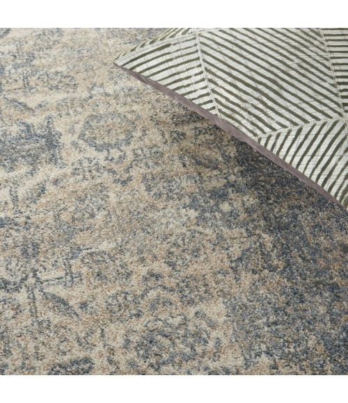 Kathy Ireland Moroccan Celebration Area Rug KI3M1-Ivory/Slate