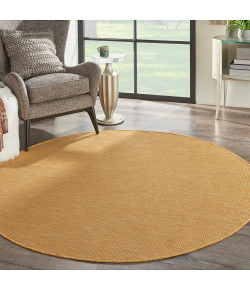 Nourison Positano Round Area Rug POS01-Yellow