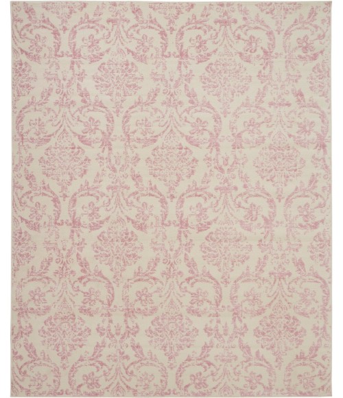 Nourison Jubilant Area Rug JUB09-Ivory/Pink