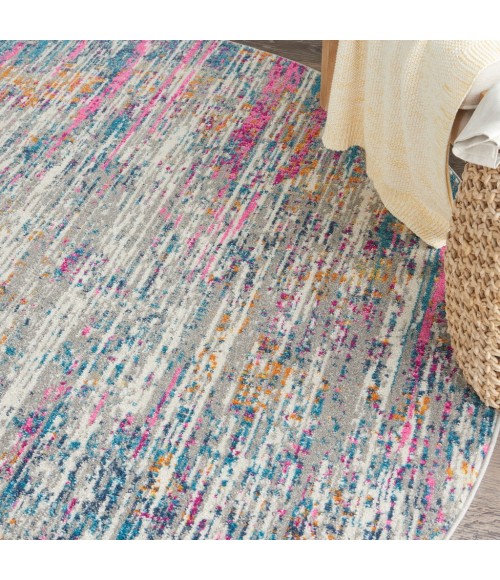 Nourison Passion Round Area Rug PSN09-Ivory/Multi