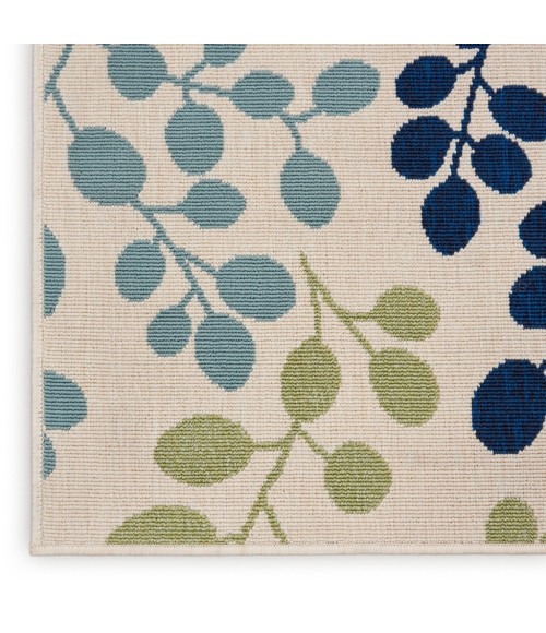 Nourison Caribbean Square Area Rug CRB01-Ivory