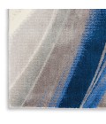 Nourison Twilight Area Rug TWI28 Ivory Grey Blue 7'9" x 9'9"