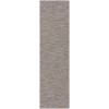 Nourison Washable Solutions 2ft. 2in. x 8ft. Grey/Mocha Modern Rug