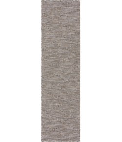 Nourison Washable Solutions 2ft. 2in. x 8ft. Grey/Mocha Modern Rug